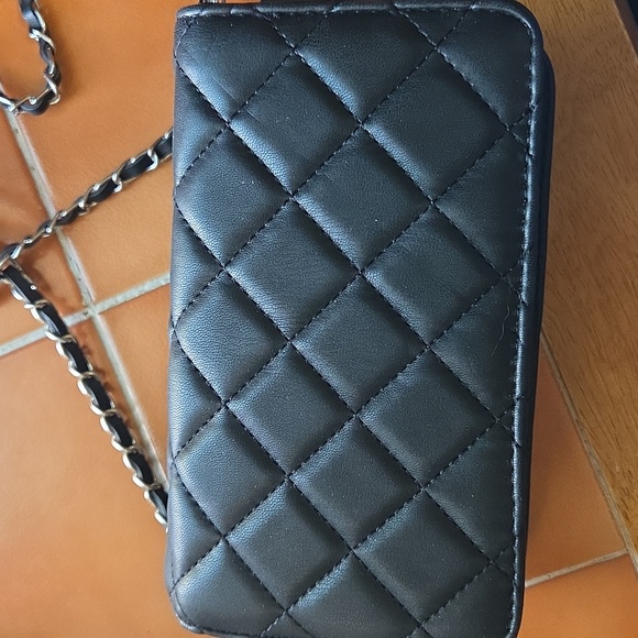 BADGLEY MISCHKA BLACK DIAMOND QUILTED CROSSBODY W/PEARLS NEW WITH TAG - Picture 8 of 11